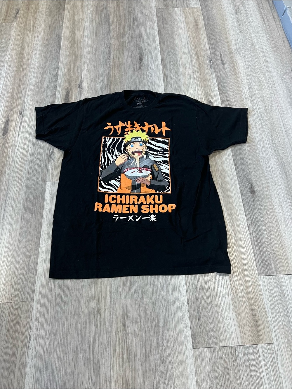 Black Naruto Ichiraku Ramen Shop Graphic Tee